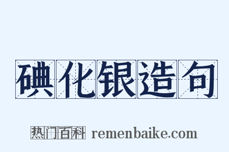 碘化银造句是什么意思的图片